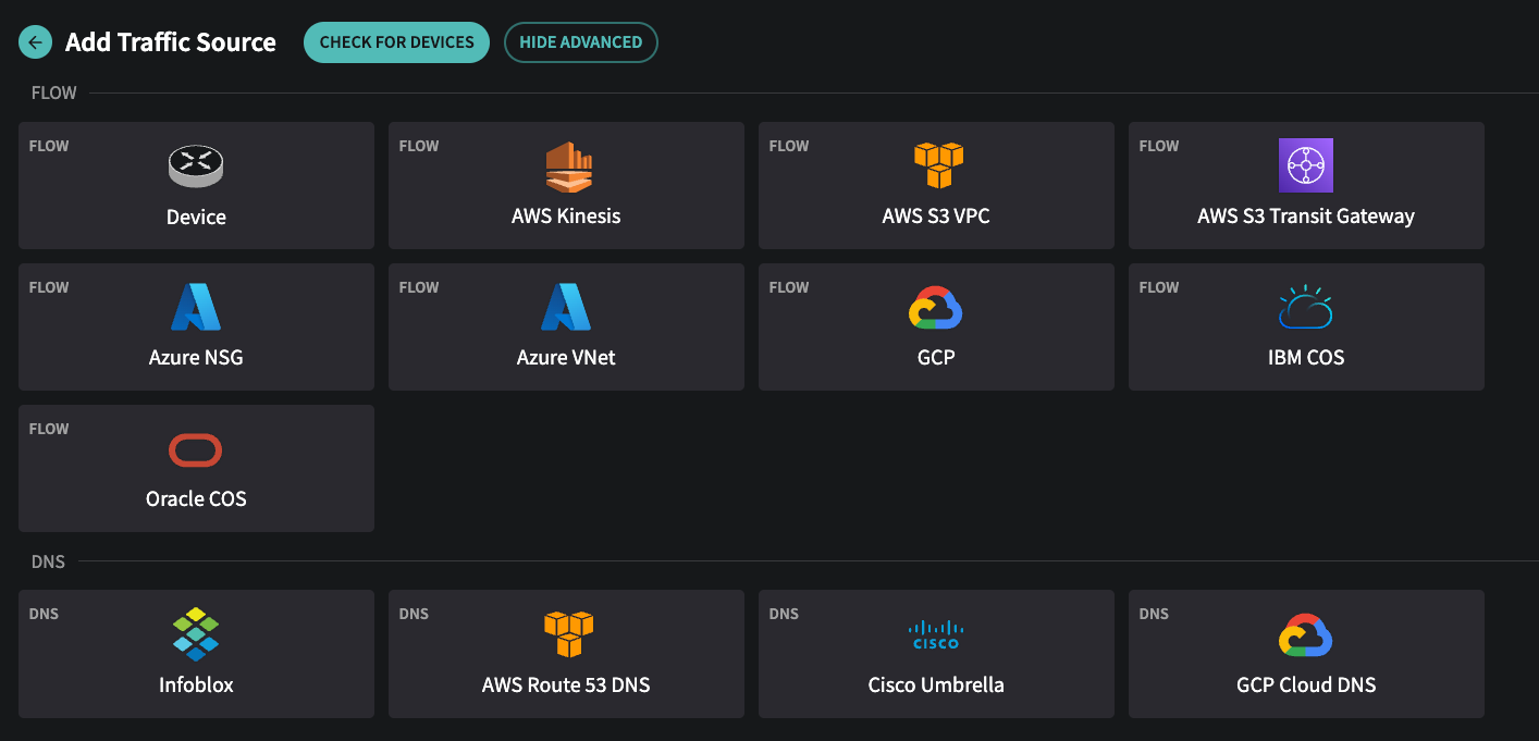 Infoblox NIOS is now supported as a DNS traffic source