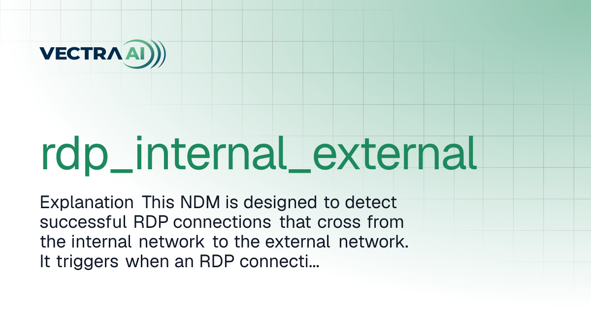 rdp_internal_external | Vectra Fusion