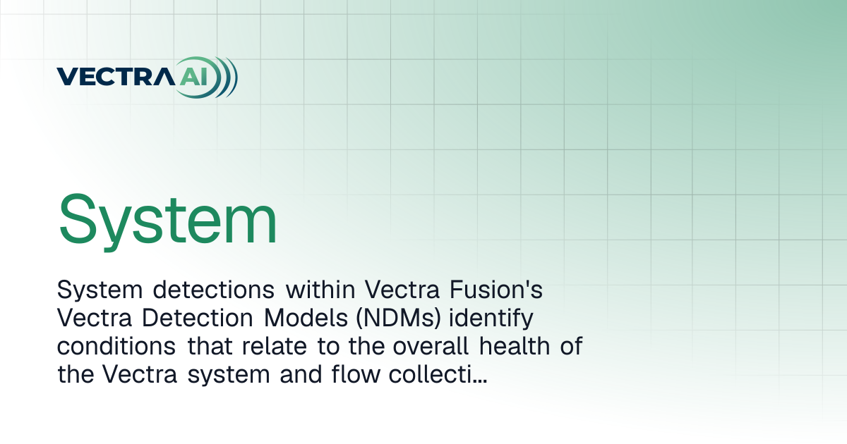 System | Vectra Fusion